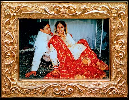 Indian weddings Jayesh and Manisha Morar are pictured at their Hindu 
