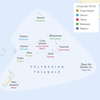 Map showing Pacific islands.